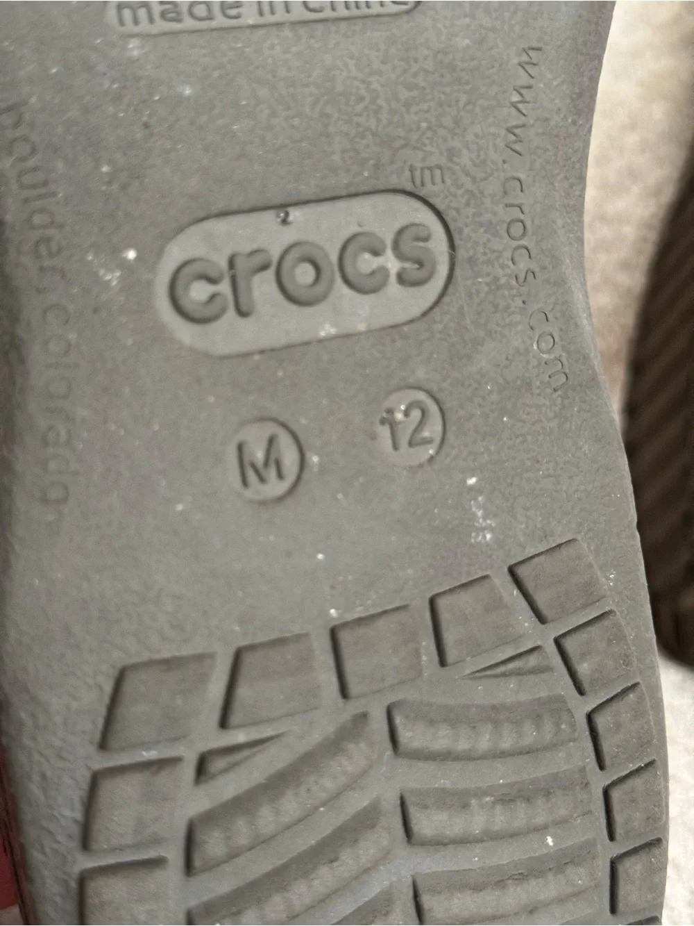 Crocs Men’s Size 12 Brown Leather Boat Shoes Loafers Lace Up Moc Toe